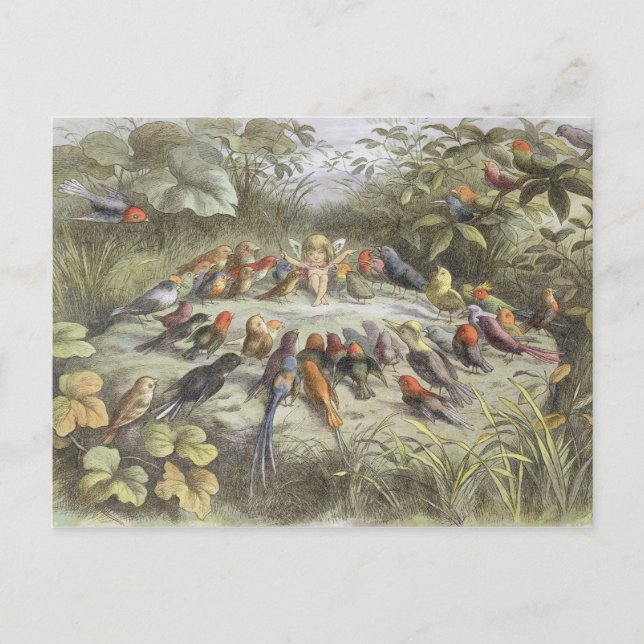 Cartão Postal Um ensaio em terra de fadas, ilustração de "Em F (Frente)