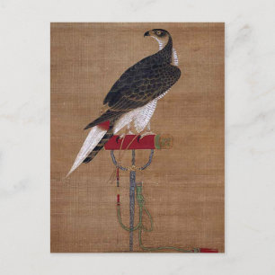 Cartão Postal Um Falcão - Pergaminho Coreano do Século XVI