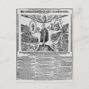 Cartão Postal Um folheto alemão que retrata Adolphus Champion