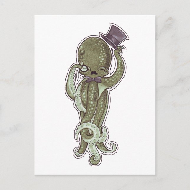 Cartão Postal Um Gentlefalópode perfeito (Frente)