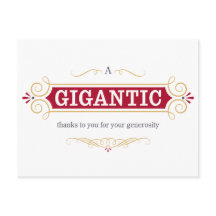 Um Gigantesco Obrigado a Você por Sua Generosidade