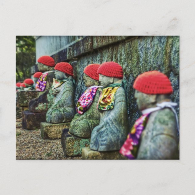 Cartão Postal Um grupo de monges (Frente)