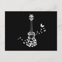 Um Instrumento Ukulele De Quatro Cordas Com Bela