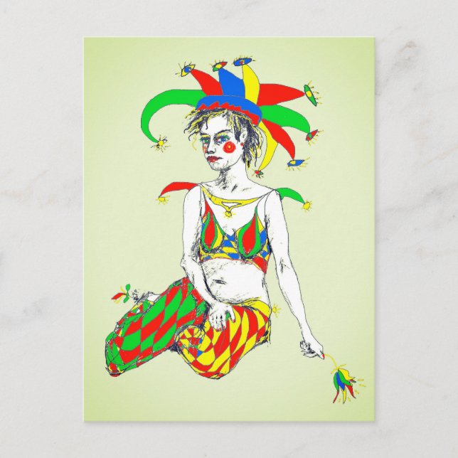 Cartão Postal Um Jester (Frente)
