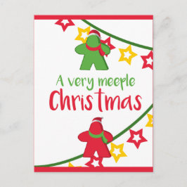 Cartão Postal Um Jogo De Conselho De Natal Muito Simples