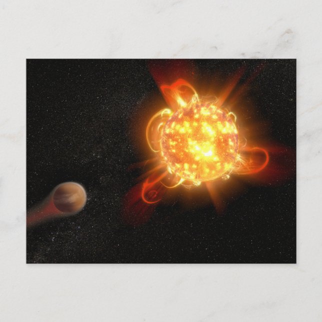 Cartão Postal Um Jovem Anão Vermelho (Frente)