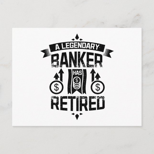 Cartão Postal Um lendário padeiro se aposentou (Frente)