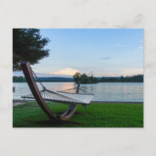 Cartão Postal Um local para relaxar a placa de Posto do Vazio