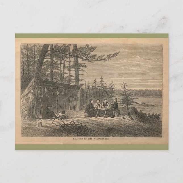 Cartão Postal Um lodo na natureza (Frente)