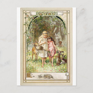 Cartão Postal Um lugar espiritual - Contos de fadas - Branca de