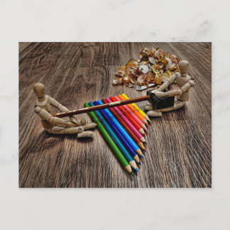 Cartão Postal Um mais e nós vai garra algum café