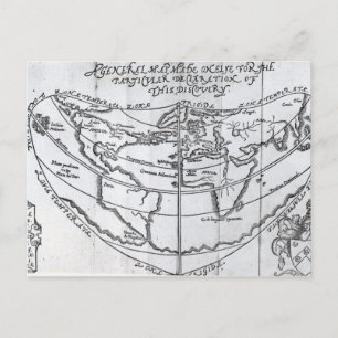 Cartão Postal Um Mapa Geral