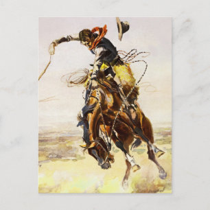 Cartão Postal “Um Mau Caráter” por Charles M Russell