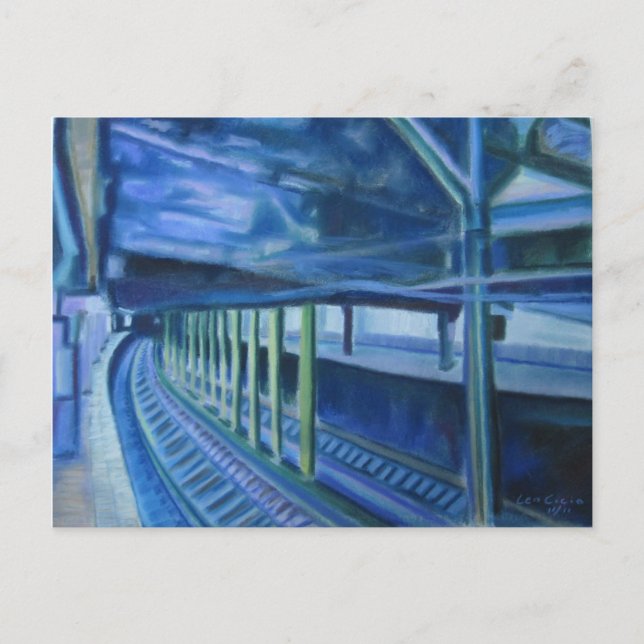 Cartão Postal Um metrô Brooklyn (Frente)