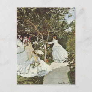 Cartão Postal Um moinho de vento em Zaandam Claude Monet