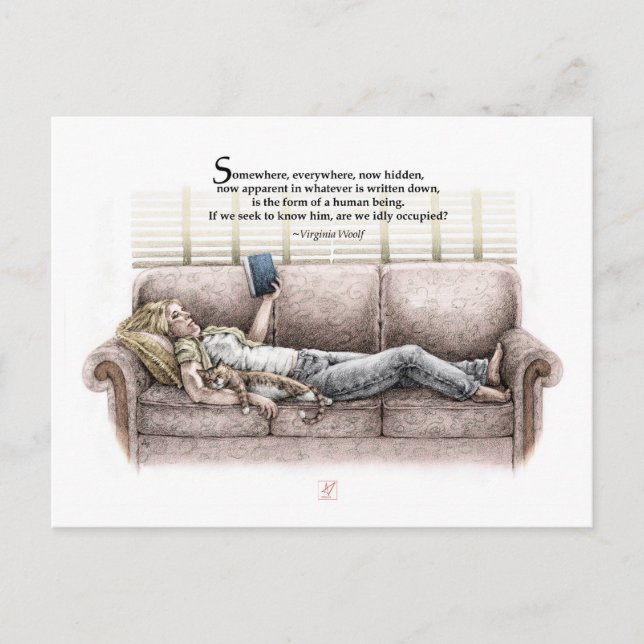 Cartão Postal Um momento ocioso (Frente)