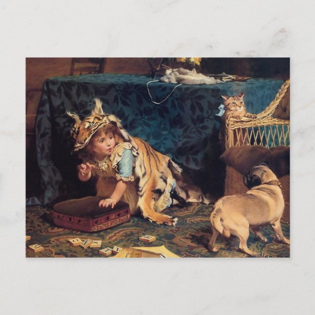 Cartão Postal Um monstro (Frente)