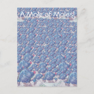 Cartão Postal Um monte de desenhos moles Avogadro Constant