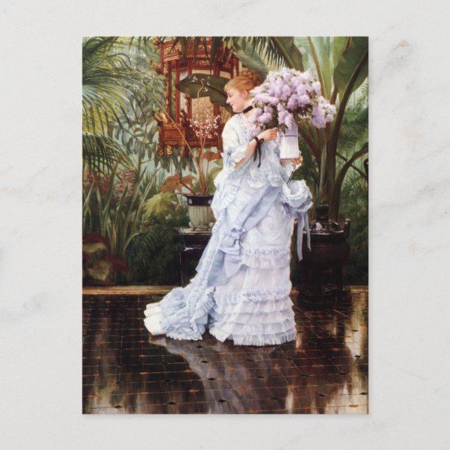 Cartão Postal Um monte de lilases (Frente)