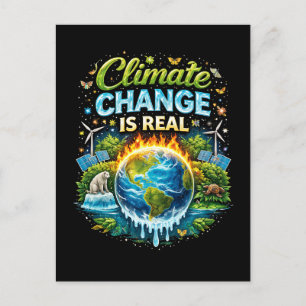 Cartão Postal Um Mundo em Aquecimento