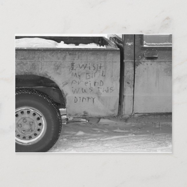 Cartão Postal Um Namorada sujo (Frente)