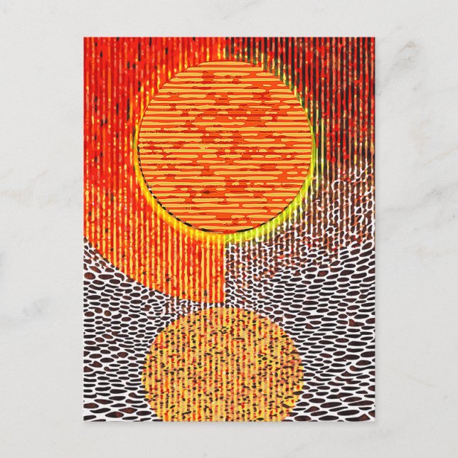 Cartão Postal Um nascer do sol (Frente)