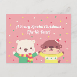 Cartão Postal Um Natal Especial Da Beary Como Nenhum Feriado