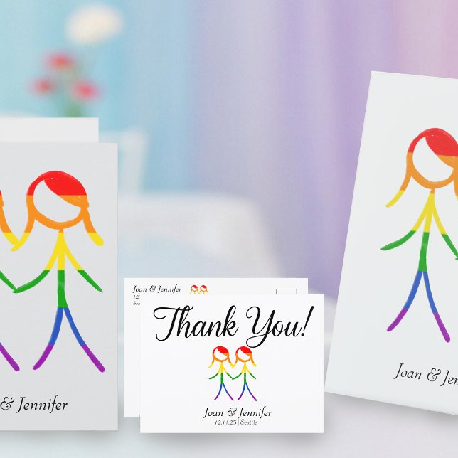 Cartão Postal Um Obrigado Sensível (Criador carregado)