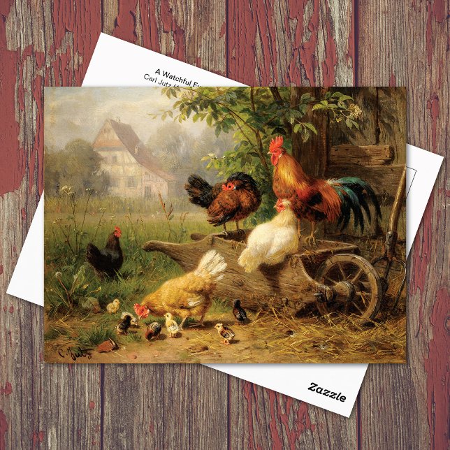 Cartão Postal Um Olho Cuidadoso Carl Jutz (Criador carregado)