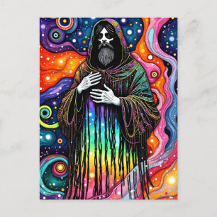 Cartão Postal Um padre psicodélico