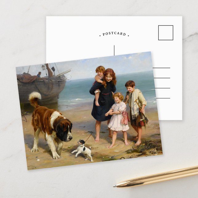 Cartão Postal Um Par Improvável | Arthur John Elsley (Criador carregado)