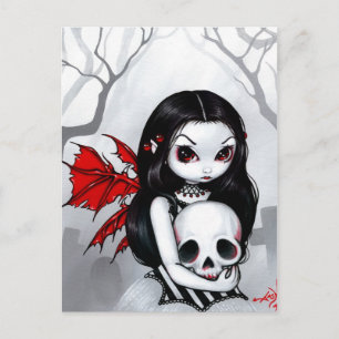 Cartão postal "Um Passeio pelo Cemitério"