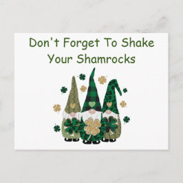 Cartão Postal Um Pequeno Humor De Shamrock