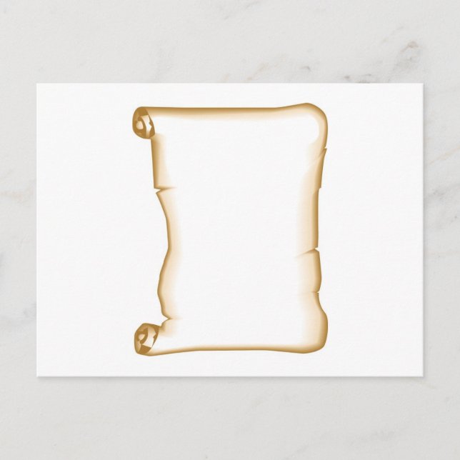 Cartão Postal Um Pergaminho (Frente)