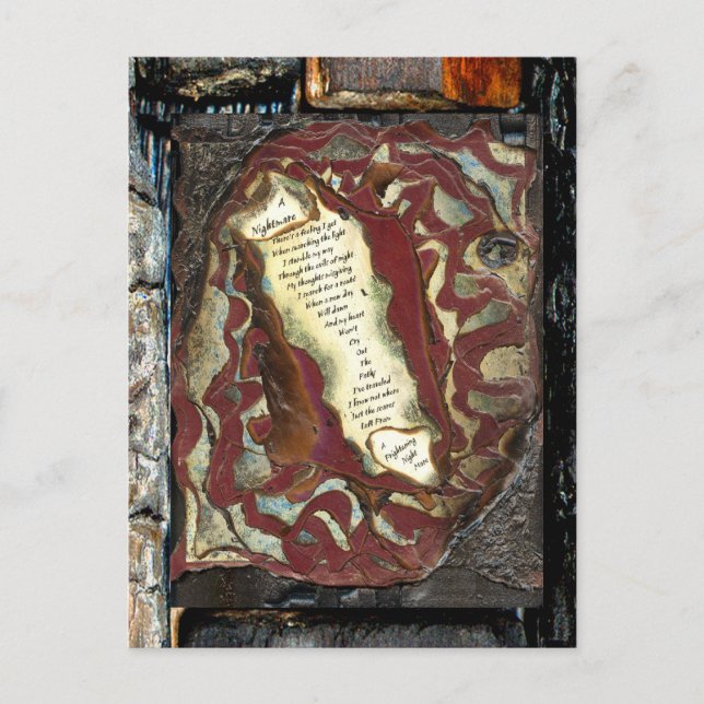 Cartão Postal Um Pesadelo (Frente)