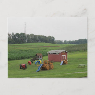 Cartão Postal Um playground de Fazenda