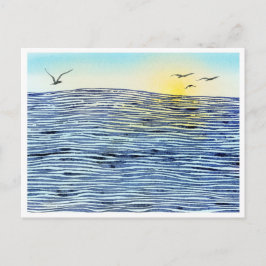 Cartão Postal Um Pôr do Sol Calmante