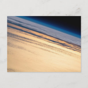 Cartão Postal Um Pôr do Sol Orbital na Costa da Baja Califórnia