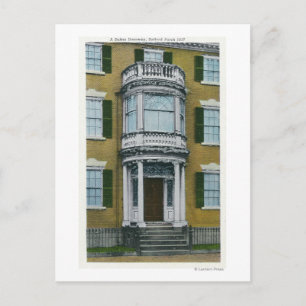 Cartão Postal Um Porch Safford, uma Porta Salem