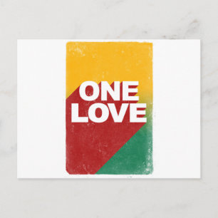 Cartão Postal Um Poster de amor