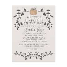 Um pouco de abóbora está no caminho do chá de fral