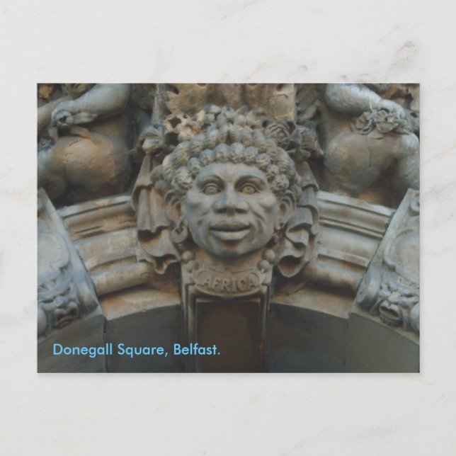Cartão Postal Um pouco de África em Belfast (Frente)