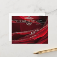 "Um pouco de fragrância" citação inspiracional