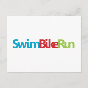 Cartão Postal Um presente Triathlon excelente para seu amigo ou