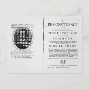 Cartão Postal Um protesto dos Levelers