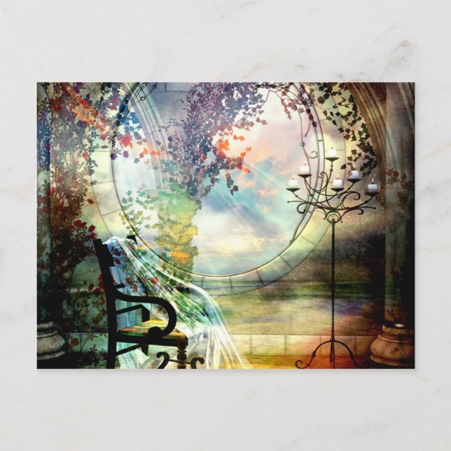 CARTÃO POSTAL UM QUARTO PRÓPRIO (Frente)