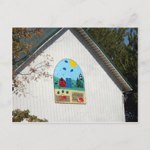 Cartão Postal Um Quilt Barn Divertido