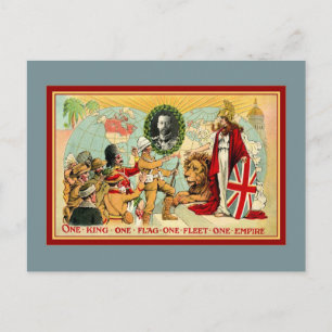 Cartão Postal Um rei, uma bandeira, uma frota, um império
