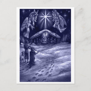 Cartão Postal Um salvador é Nascer!