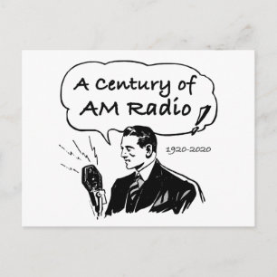 Cartão Postal Um século de rádio AM